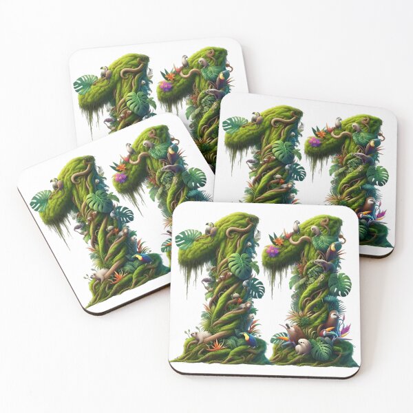 Item preview, Tropical Jungle Number 11 Wildlife Art designed and sold by AlanyaArtX.