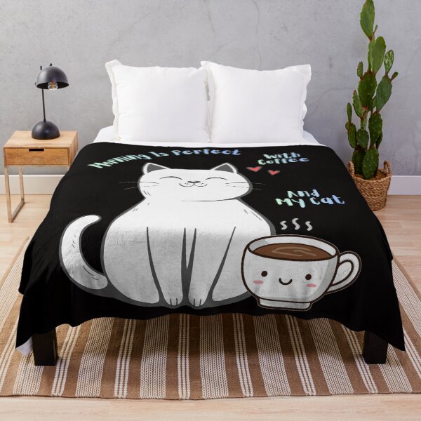 Item preview, Morning Is Perfect With Coffee And My Cat. designed and sold by Dinasshop.