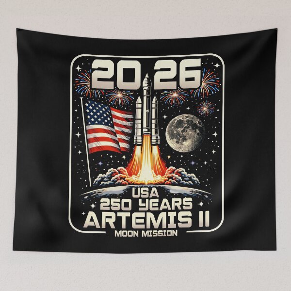 Item preview, Artemis II 2026 Funny 250 years designed and sold by BlightedArt.