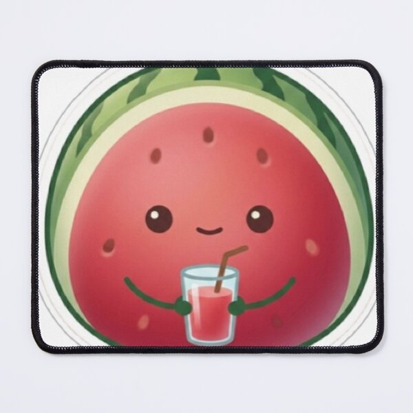 Item preview, Watermelon Drink Kawaii Sticker – Cute Summer Minimal Aesthetic designed and sold by Dakochaaan.