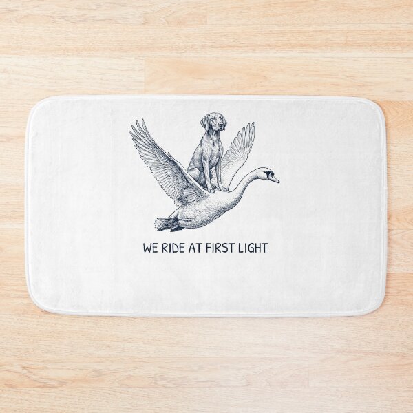 Item preview, We Ride at First Light Funny Vizsla Mute Swan Dog Lover designed and sold by DoodleTortle.