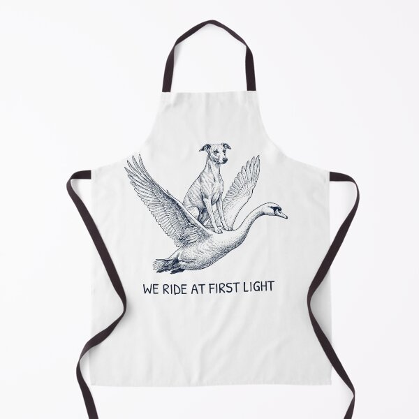 Item preview, We Ride at First Light Funny Whippet Mute Swan Dog Lover designed and sold by DoodleTortle.