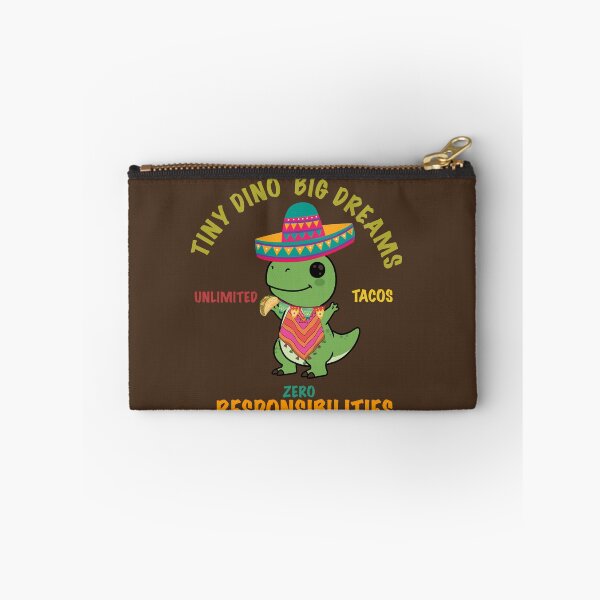 Item preview, Tiny Dino Big Dreams Unlimited Tacos Zero Responsibilities Cute Dinosaur Taco Fiesta Shirt designed and sold by HOUSE OF TIST.