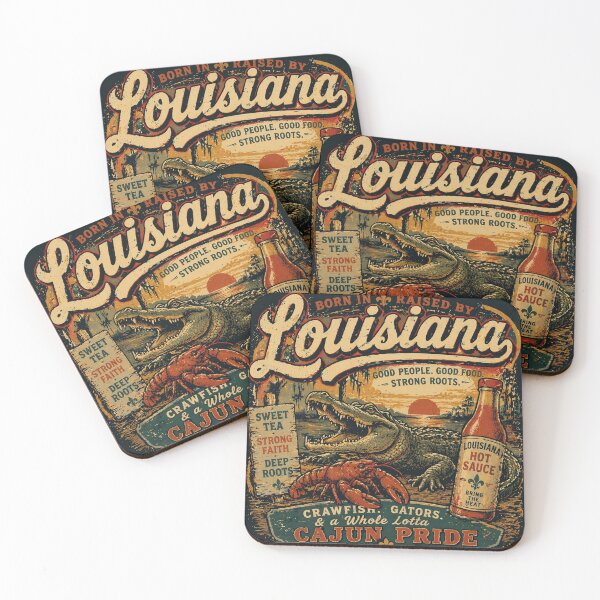 Item preview, Louisiana Born and raised  designed and sold by Empressweirdo.