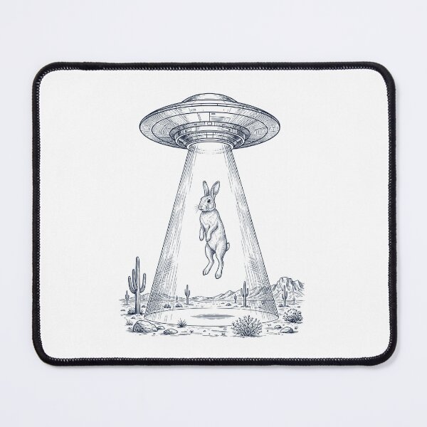 Item preview, Vintage Rabbit UFO Alien Western Animal Lover designed and sold by TerryConnells.