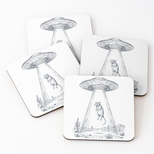 Item preview, Vintage Rat UFO Alien Western Animal Lover designed and sold by TerryConnells.