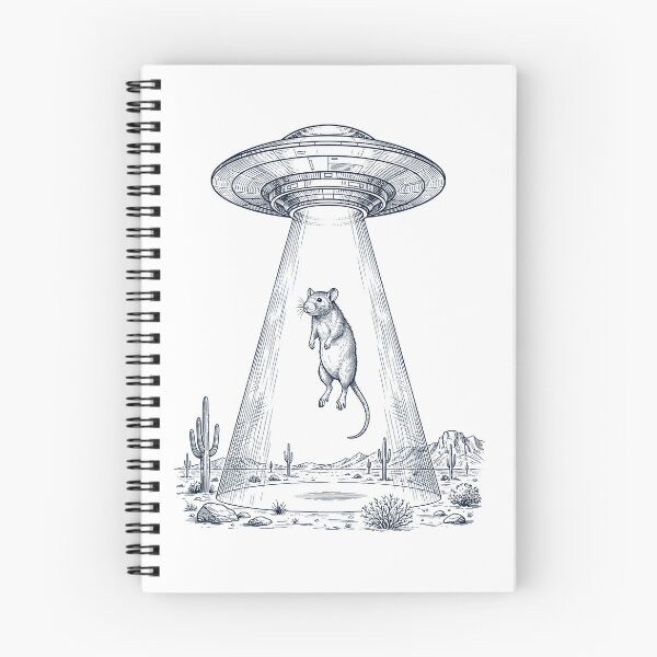 Item preview, Vintage Rat UFO Alien Western Animal Lover designed and sold by TerryConnells.