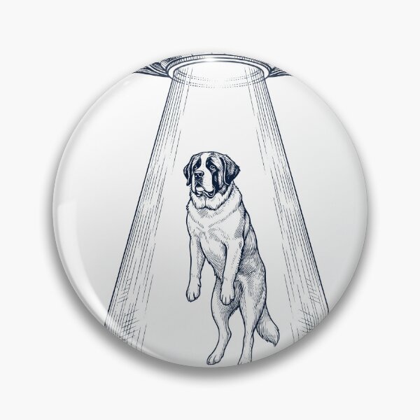 Item preview, Vintage Saint Bernard UFO Alien Western Dog Mom Dad Lover designed and sold by TerryConnells.