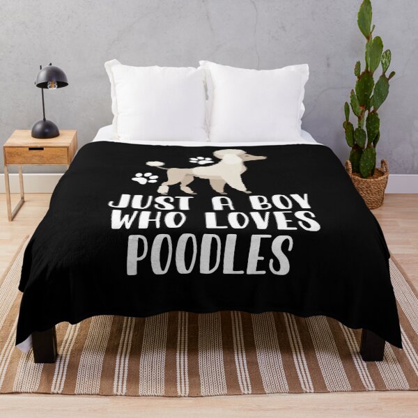 Item preview, Just A Boy Who Loves Poodles designed and sold by CosmoKitsch.