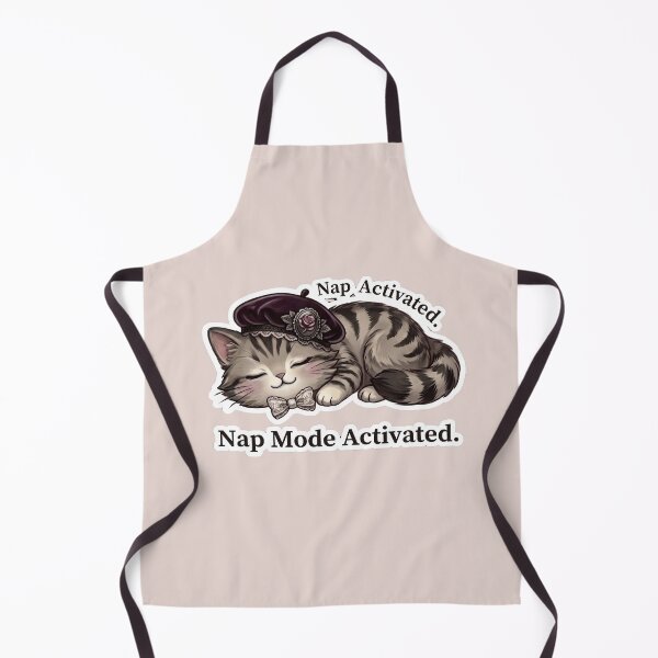 Item preview, Nap Mode Activated Cute Sleeping Cat designed and sold by Serene Whiskers.