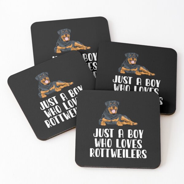 Item preview, Just A Boy Who Loves Rottweilers  designed and sold by CosmoKitsch.