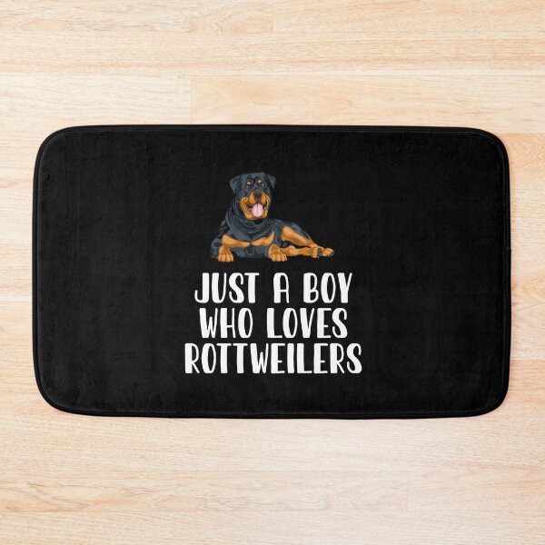 Item preview, Just A Boy Who Loves Rottweilers  designed and sold by CosmoKitsch.
