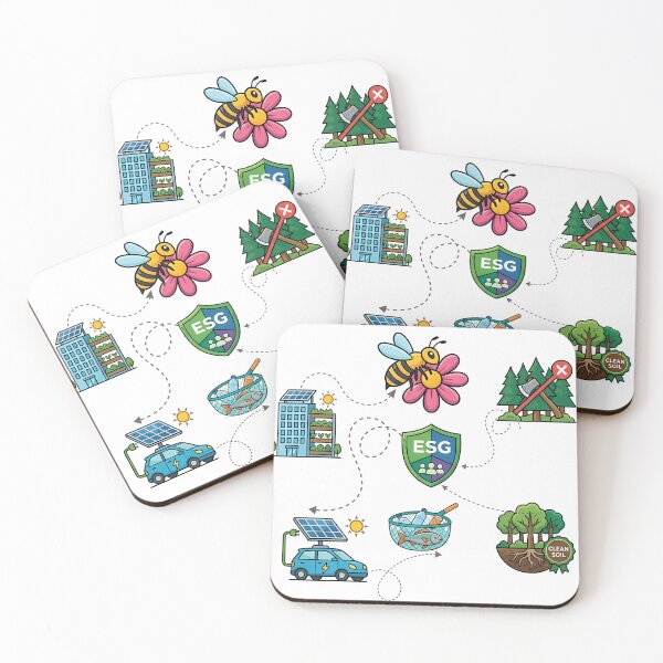 Item preview, Sustainability and ESG Icons designed and sold by Drishya-Designs.