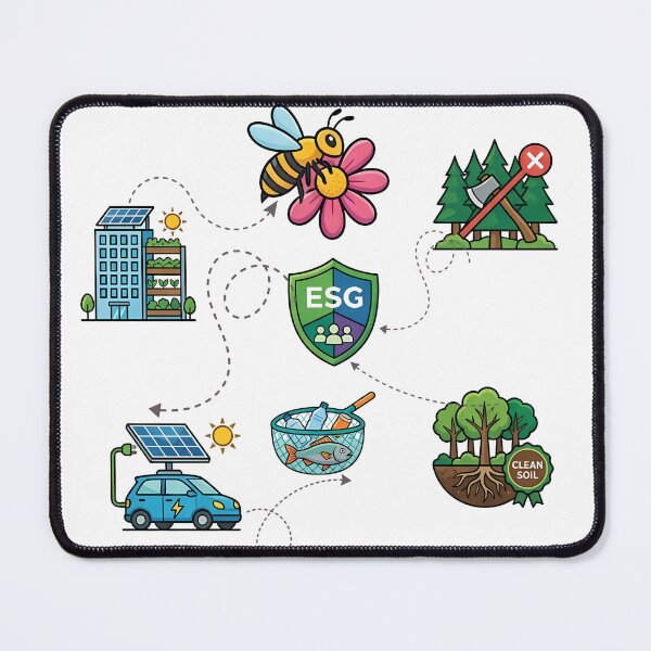 Item preview, Sustainability and ESG Icons designed and sold by Drishya-Designs.