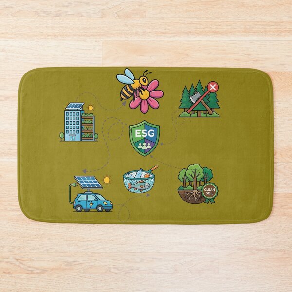 Item preview, Sustainability and ESG Icons designed and sold by Drishya-Designs.