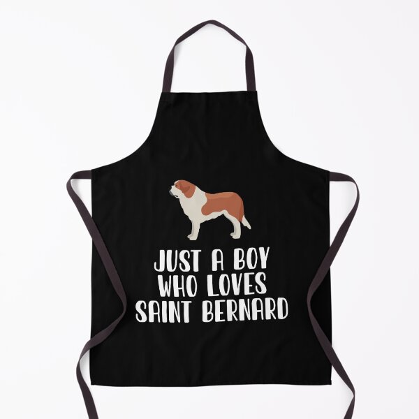 Item preview, Just A Boy Who Loves Saint Bernard designed and sold by CosmoKitsch.