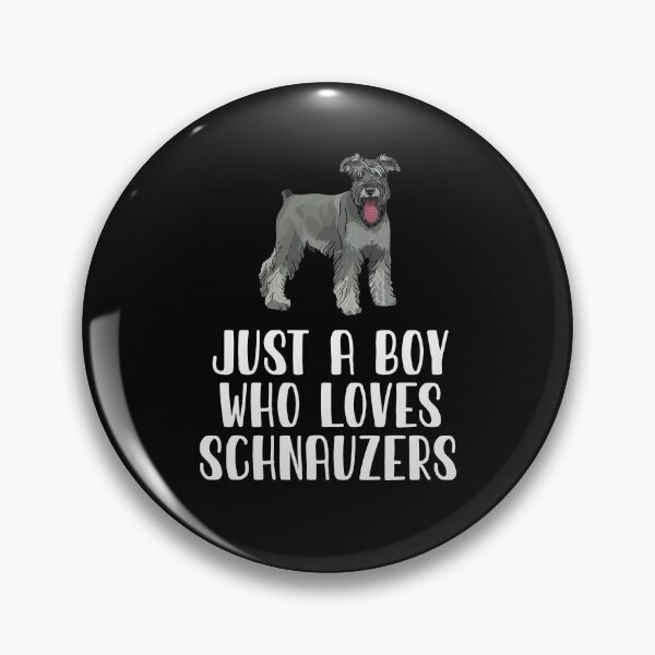 Artikelvorschau, Einfach ein Junge, der Schnauzer liebt entworfen und verkauft von CosmoKitsch.