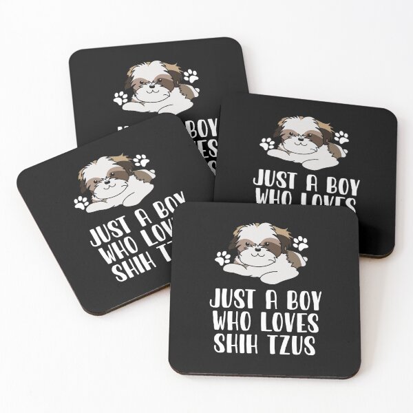 Item preview, Just A Boy Who Loves Shih Tzus designed and sold by CosmoKitsch.