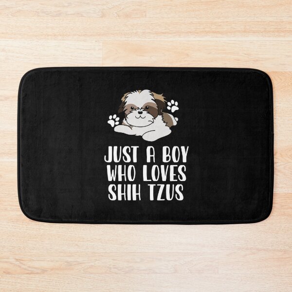 Item preview, Just A Boy Who Loves Shih Tzus designed and sold by CosmoKitsch.