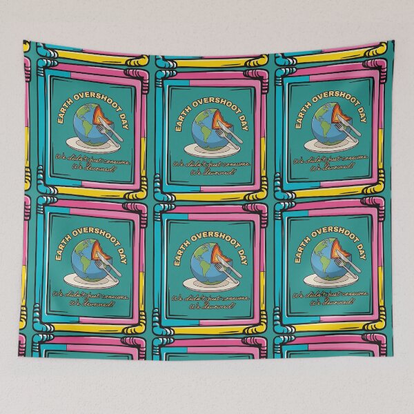 Item preview, Earth Overshoot Day - Climate Action designed and sold by Drishya-Designs.