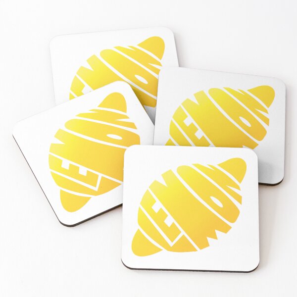 Item preview, Lemon Calligram Yellow Typography Silhouette designed and sold by shpolka.