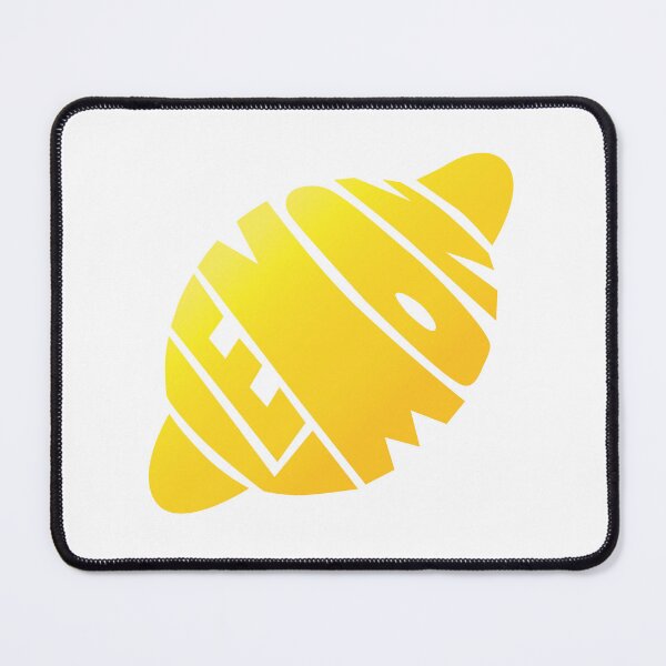 Item preview, Lemon Calligram Yellow Typography Silhouette designed and sold by shpolka.