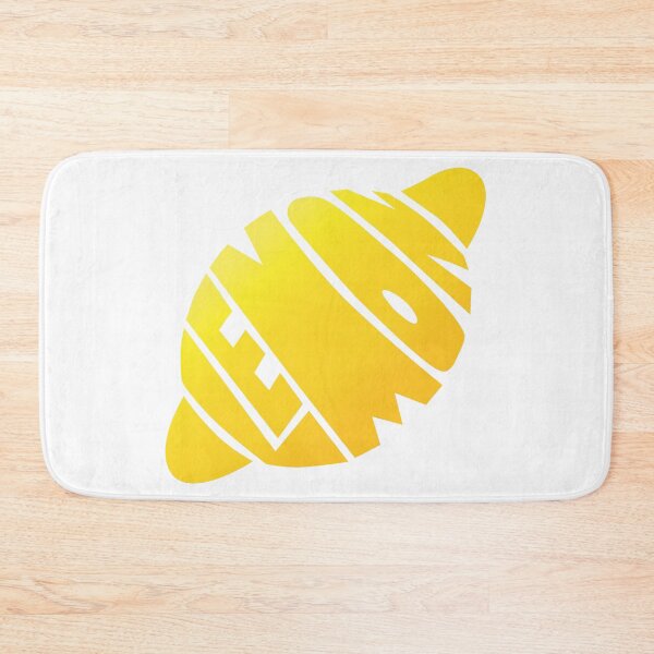 Item preview, Lemon Calligram Yellow Typography Silhouette designed and sold by shpolka.
