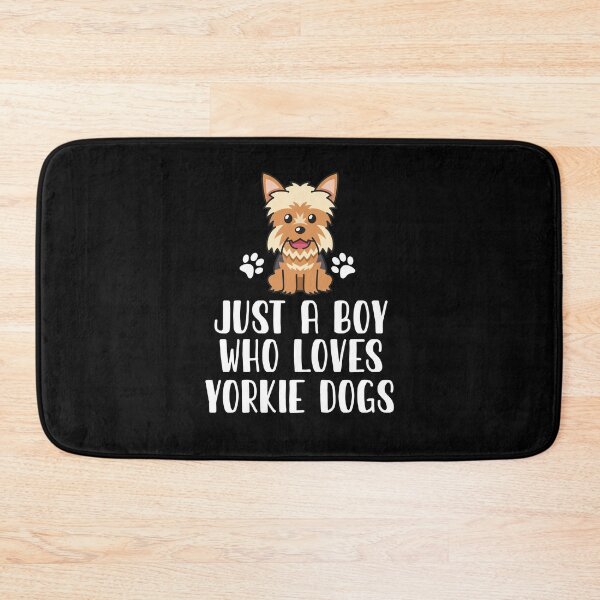 Item preview, Just A Boy Who Loves Yorkie Dogs designed and sold by CosmoKitsch.