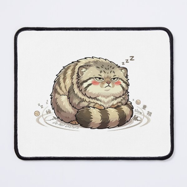 Item preview, Immovable Fluff Grumpy Round Pallas Cat designed and sold by Petzzz.