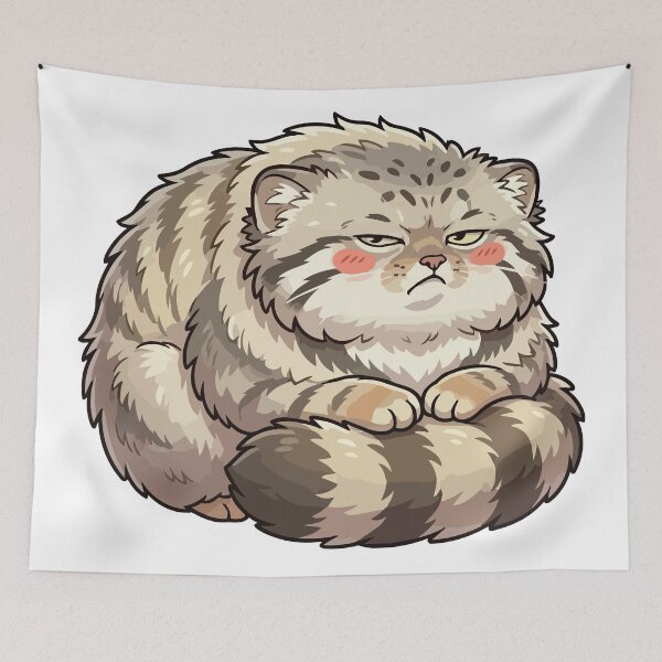 Item preview, Built In Paw Warmer Fluffy Manul Pallas Cat designed and sold by Petzzz.