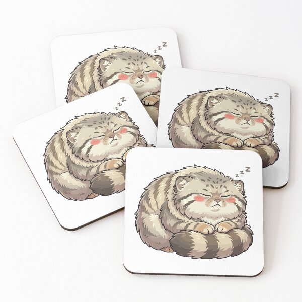 Item preview, Zen Grump Sleepy Pallas Cat Manul designed and sold by Petzzz.