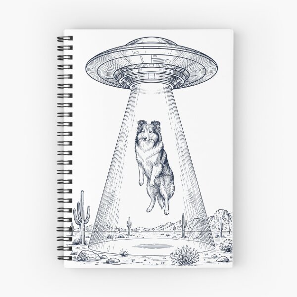 Item preview, Vintage Shetland Sheepdog UFO Alien Western Dog Mom Dad Lover designed and sold by TerryConnells.