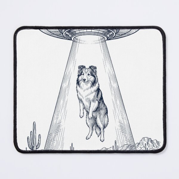 Item preview, Vintage Shetland Sheepdog UFO Alien Western Dog Mom Dad Lover designed and sold by TerryConnells.