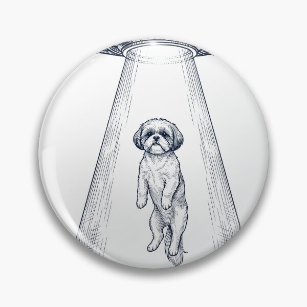 Item preview, Vintage Shih Tzu UFO Alien Western Dog Mom Dad Lover designed and sold by TerryConnells.