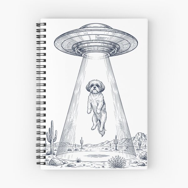 Item preview, Vintage Shih Tzu UFO Alien Western Dog Mom Dad Lover designed and sold by TerryConnells.