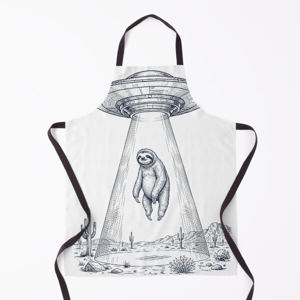 Item preview, Vintage Sloth UFO Alien Western Animal Lover designed and sold by TerryConnells.