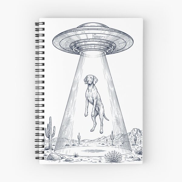 Item preview, Vintage Vizsla UFO Alien Western Dog Mom Dad Lover designed and sold by TerryConnells.