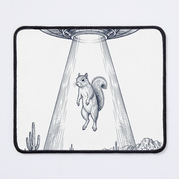 Item preview, Vintage Squirrel UFO Alien Western Animal Lover designed and sold by TerryConnells.