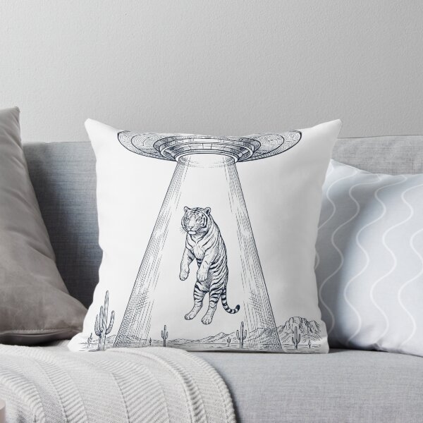 Item preview, Vintage Tiger UFO Alien Western Animal Lover designed and sold by TerryConnells.