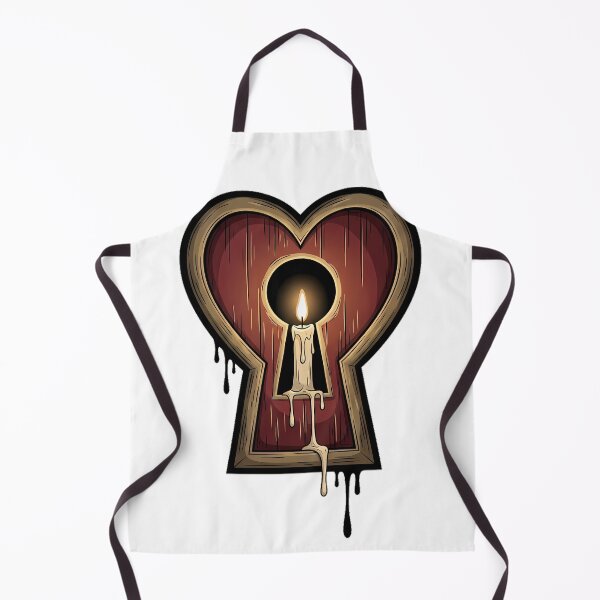 Item preview, Candlelit Keyhole Heart designed and sold by IllumeInk.