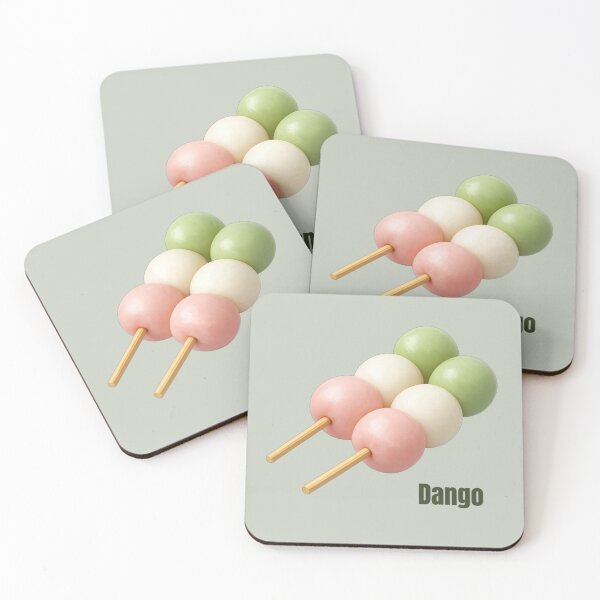Item preview, Delicious Tricolor Japanese Dango Mochi Skewers designed and sold by SakuraMarket26.