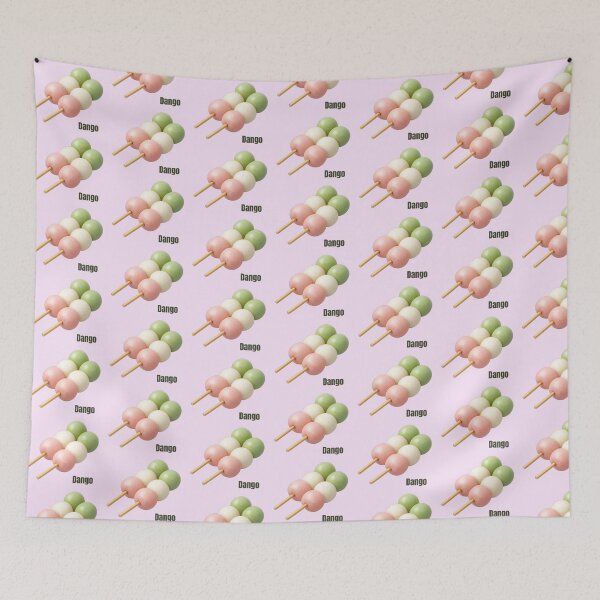 Item preview, Delicious Tricolor Japanese Dango Mochi Skewers designed and sold by SakuraMarket26.