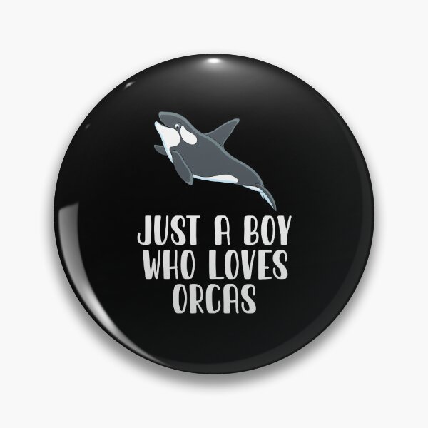 Item preview, Just A Boy Who Loves Orcas  designed and sold by CosmoKitsch.