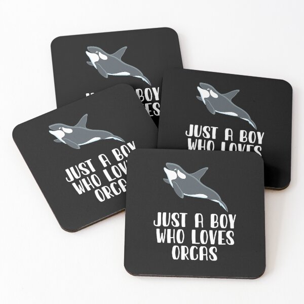 Item preview, Just A Boy Who Loves Orcas  designed and sold by CosmoKitsch.