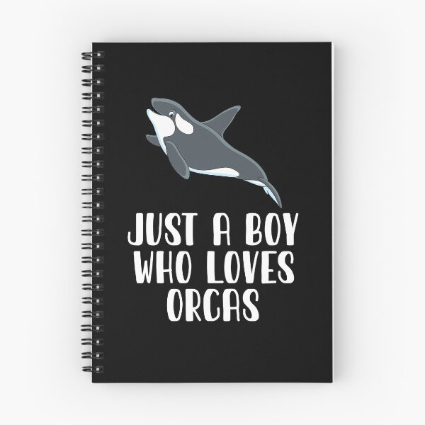 Item preview, Just A Boy Who Loves Orcas  designed and sold by CosmoKitsch.
