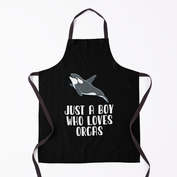 Item preview, Just A Boy Who Loves Orcas  designed and sold by CosmoKitsch.