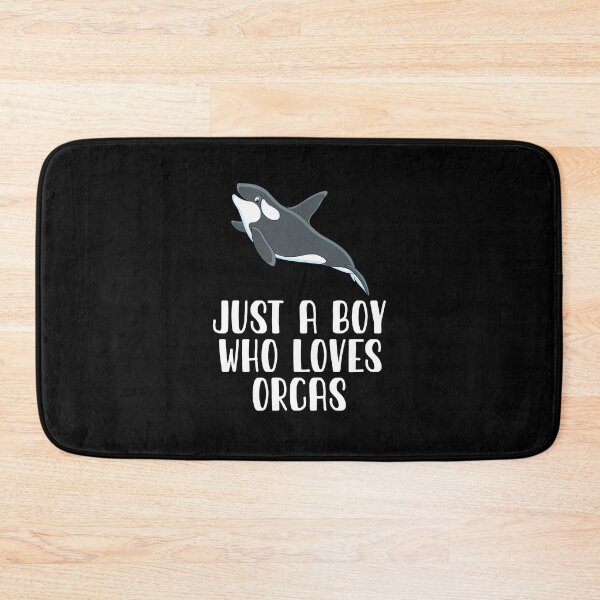Item preview, Just A Boy Who Loves Orcas  designed and sold by CosmoKitsch.
