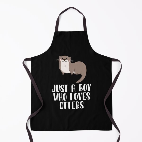 Item preview, Just A Boy Who Loves Otters designed and sold by CosmoKitsch.