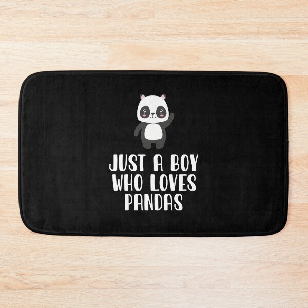 Item preview, Just A Boy Who Loves Pandas  designed and sold by CosmoKitsch.
