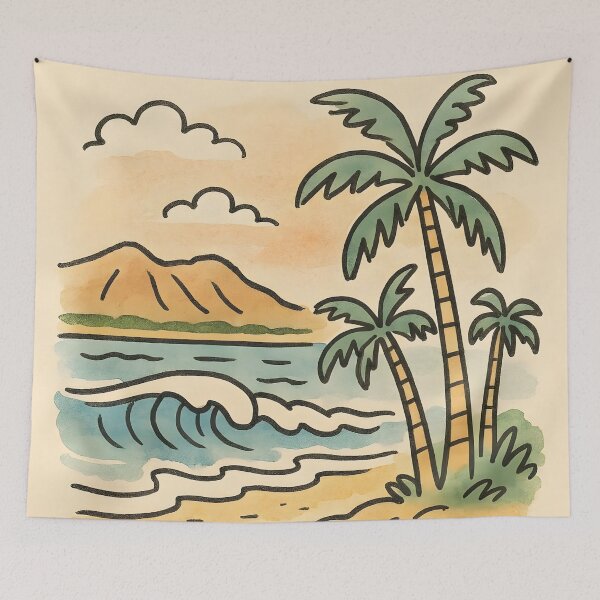 Item preview, Retro Hawaii  designed and sold by GraphicsClub.